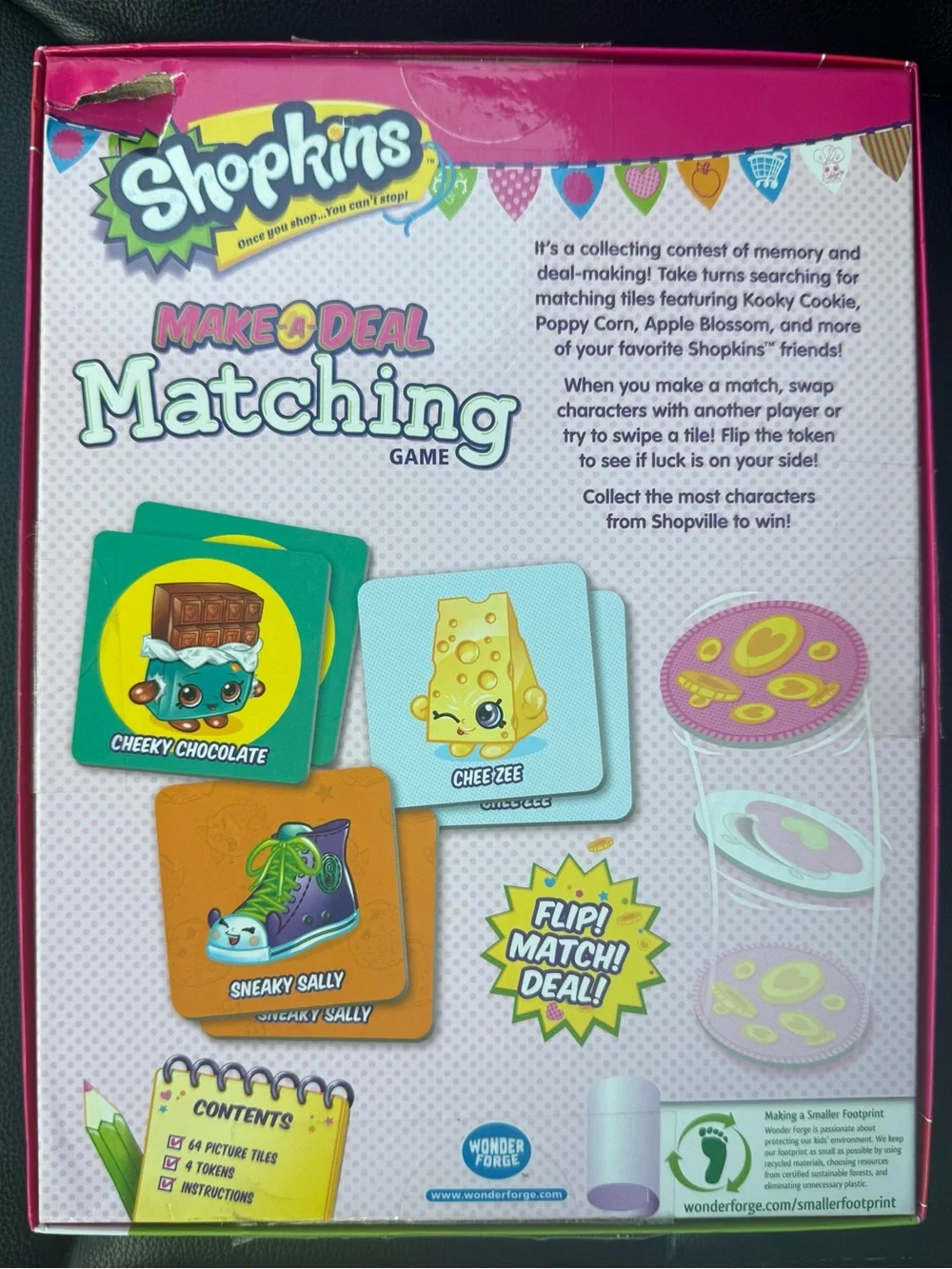 Shopkins Make-A-Deal Matching Game Wonder Forge Kids Memory Game